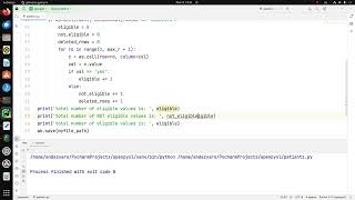 Delete One or More Rows in Excel using Python Openpyxl, Data Evaluation, Data Analyse