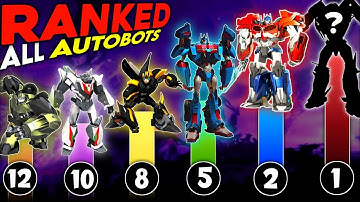 Ranked All Autobots in Transformers Prime | Transformers | UB Crash