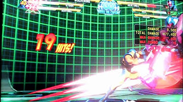 MvC3 - Wolverine Overhead Loop Combo