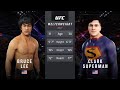 Bruce Lee vs Superman Clark Kent (EA UFC 3)