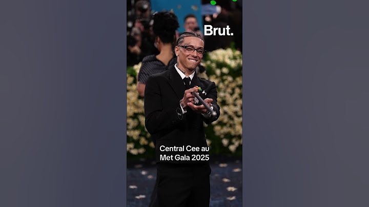 Central Cee au Met Gala.