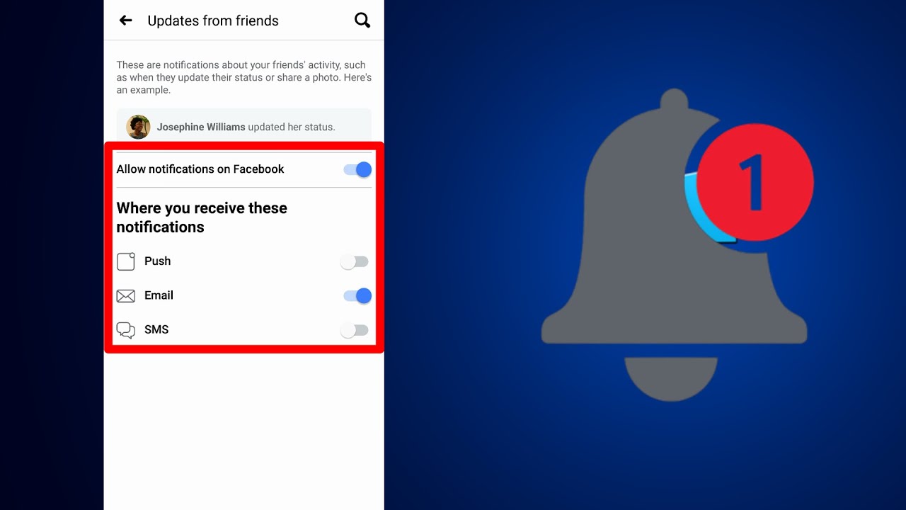 How to Disable Facebook Notification From Friends (Facebook). - YouTube