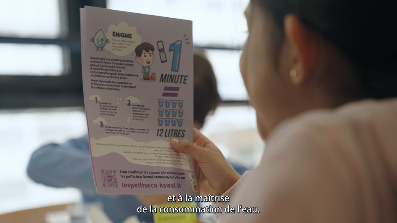 Journée mondiale de l'eau : le SEDIF sensibilise les enfants avec les Petits Éco-Kawaï