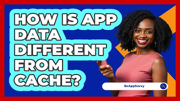 How Is App Data Different From Cache?
