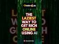 The Laziest Way to Get Rich Online Using AI (Beginner Friendly)