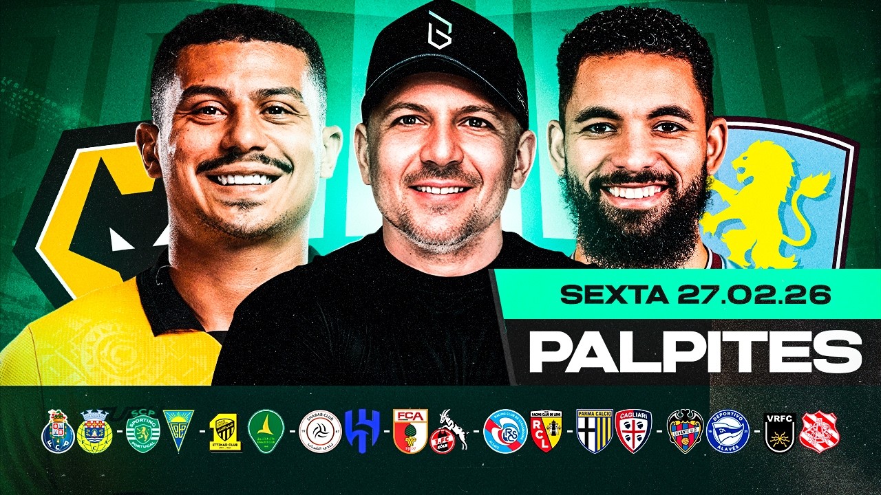 PALPITES DE FUTEBOL PARA 27 02 2026 (SEXTA-FEIRA) | Boleiros Tips