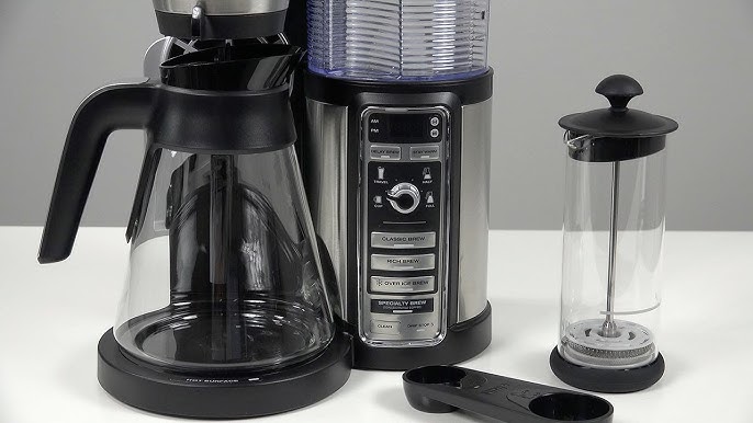 Ninja CF060UK Coffee Bar Auto-iQ Brewer with Glass Carafe – 220