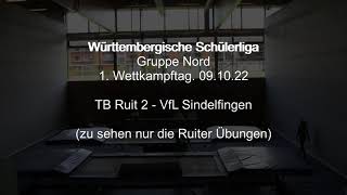 Württ. Schülerliga 2022 - Tag 1 Gr. Nord - Ruit gg Sindelfingen