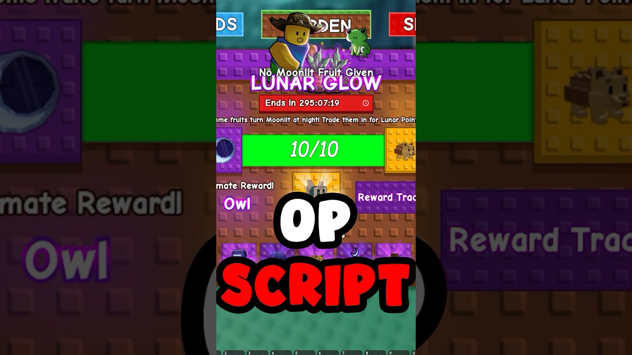 Grow A Garden Script – Auto Farm Moonlit & Lunar Points!