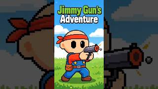jimmy got a gun🔫 HTML & CSS only, no library. rocket launcher next? #GameDev #CSS #PixelArt #coding