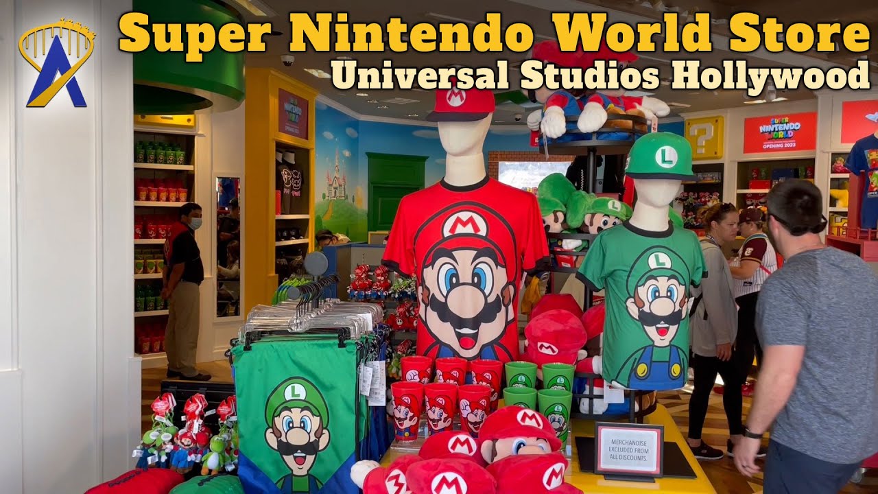 Super Nintendo World store now open at Universal Studios Hollywood