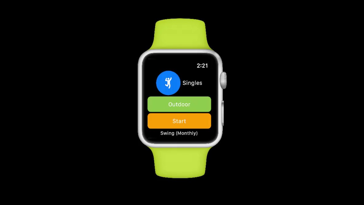 golf swing analyzer apple watch