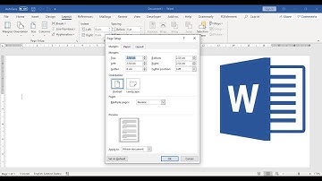របៀបកំណត់ទំហំ និងប្រភេទក្រដាស (Page Setup) នៅក្នុងកម្មវិធី Word