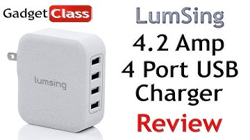 (:Review:) Lumsing 4 Port USB Wall Charger ~4.2A Put to the Test w/Constant Current Load Resistor