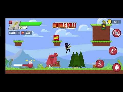 Видео: Stickman vs Zombies добывание пятнадцатого уровня  4 часть