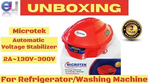 Microtek Automatic Voltage Stabilizer|For Refrigerator/Washing Machine/TV|Low Budget Best Stabilizer