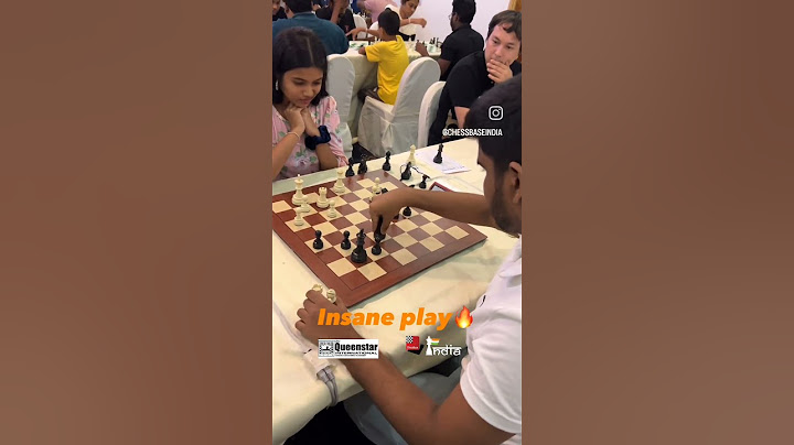 Insane play🔥 #chess #chessbaseindia #chessgame #srilanka