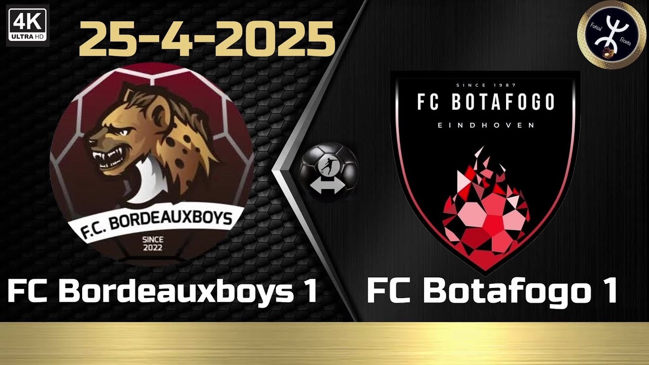 FC Bordeauxboys 1 -  FC Botafogo 1  (25-4-2025)