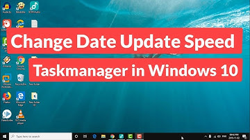 How To Change Data Update Speed in Taskmanager - Windows 10