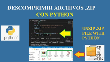 Descomprimir archivos usando Python (Unzip File with Python) 🐍