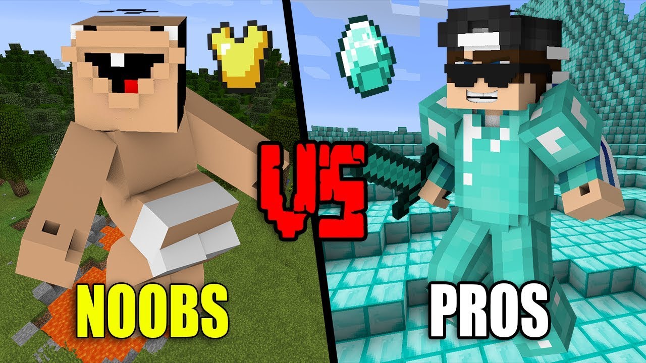 Extremly STUPID Noobs VS. EPIC Pros - Minecraft Download
