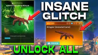 MWZ INSANE GLITCH! VORTEX EVENT UNLOCK ALL GLITCH! MW3 ZOMBIES UNLIMITED XP / CAMO GLITCH!