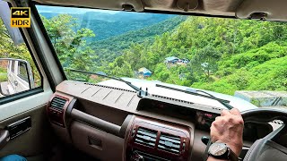 4K | POV Hill Driving | India Adventure Ride | Tribal Village Narrow Road