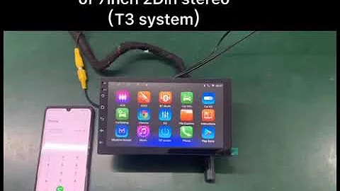 Binize Car Radio Stereo Functions Introduction of 7 inch under T3 System(7168 module as an example)