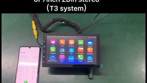 Binize Car Radio Stereo Functions Introduction of 7 inch under T3 System(7168 module as an example)