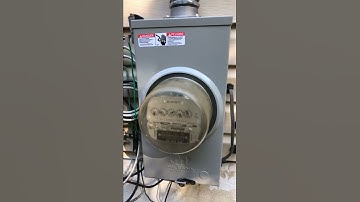 Disconnecting power from outside to service panel