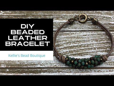Video: How To Make Leather Beads