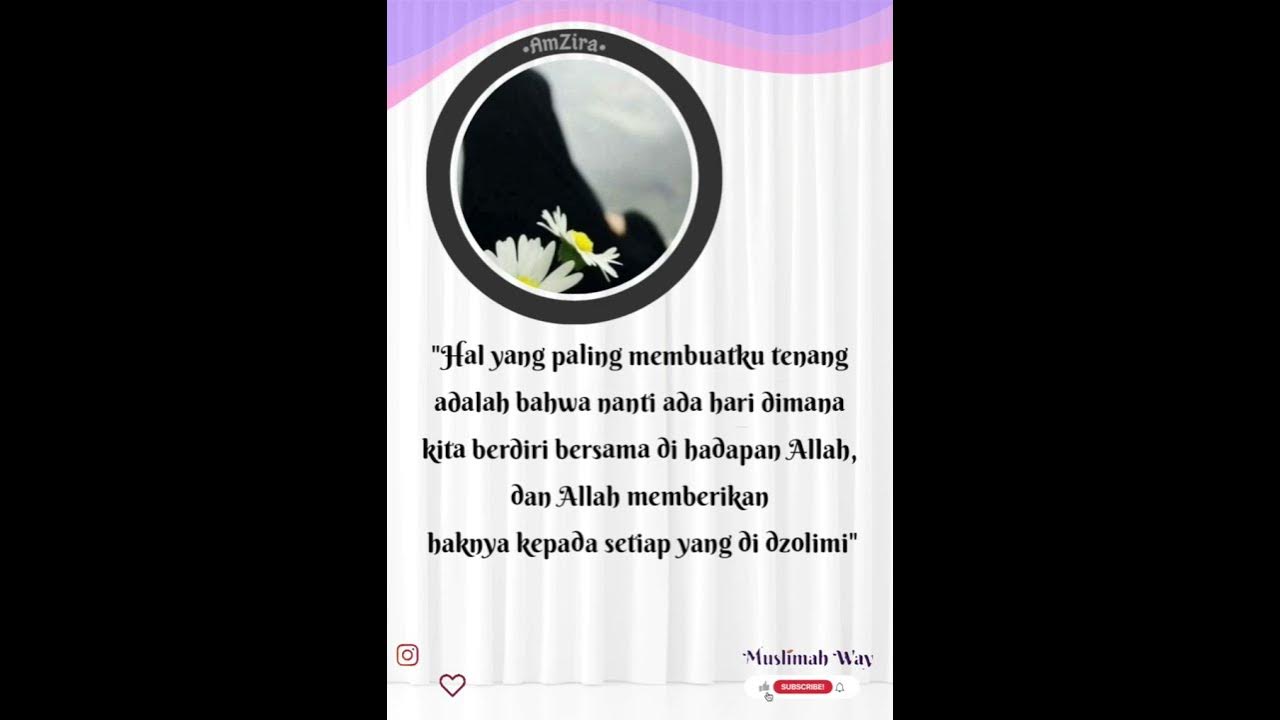 Kalimat Sebening Embun! Pelipur Hati Yang Tersakiti - YouTube
