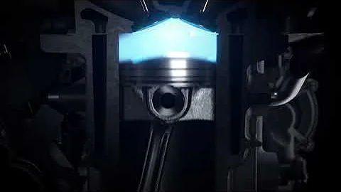 Animation of Mazda SkyActiv-X