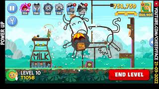 Final Score Level 10 Power UP Angry Birds Friends Tournament 1058 Walkthrough 21 03 2022