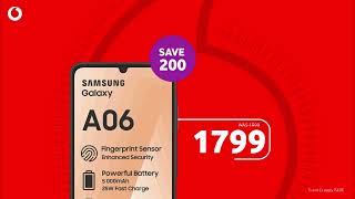 Upgrade to Samsung Galaxy A06 in-store and experience more at Vodacom