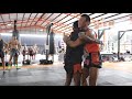 Muay Thai Technique: Kru Robert teaches bodylock takedown