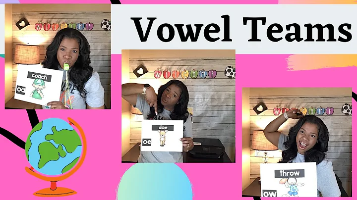 Vowel Teams - Long O (oa, oe & ow) phonics video for first grade, virtual learning