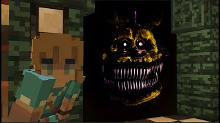 Minecraft but Animatronics Hunt Us for 5 Nights…