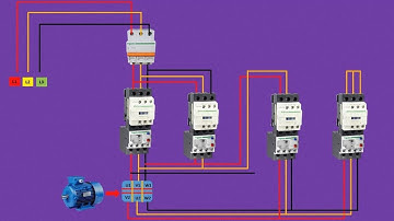 star delta starter reverse forward power wiring connection | star delta connection