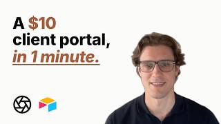 Create a $10 Airtable Client Portal in 1 Minute ⚡