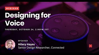 How to Design Voice Experiences