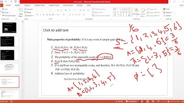 PTSP5: probability using sets and Axioms/ECE/JNTU/PTSP/B.Tech