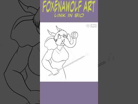 Commission Shorts #fyp #art #animation #furry #timelapse #shorts