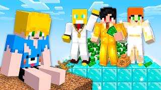 TODO MUNDO tem um CHUNK DE RICO menos EU no Minecraft