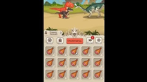 Simulation game idle dinosaurs triassic period 5 and triassic period 6 complete