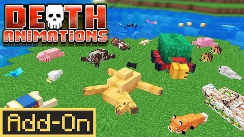 DEATH ANIMATIONS Add-On Showcase | Minecraft Marketplace
