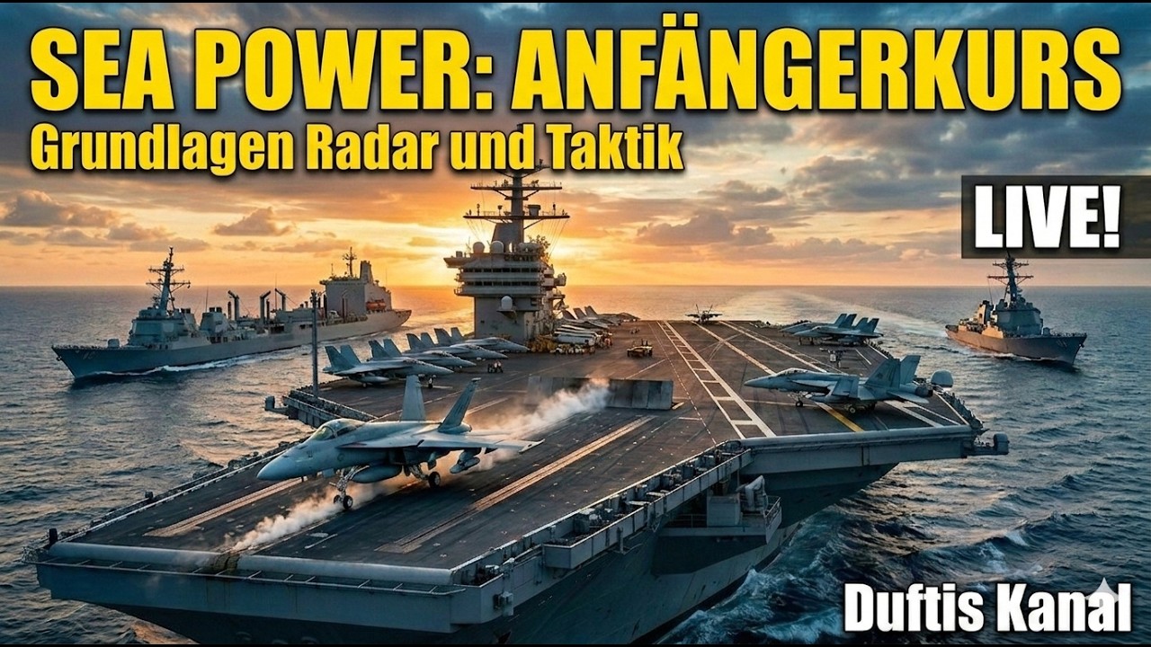 SEA POWER: ANFÄNGERKURS | Grundlagen Radar, Einheiten & Taktik