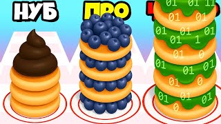 картинка: САМЫЕ ВКУСНЫЕ ПАНКЕЙКИ В МИРЕ ЭВОЛЮЦИЯ ЕДЫ Pancake Run