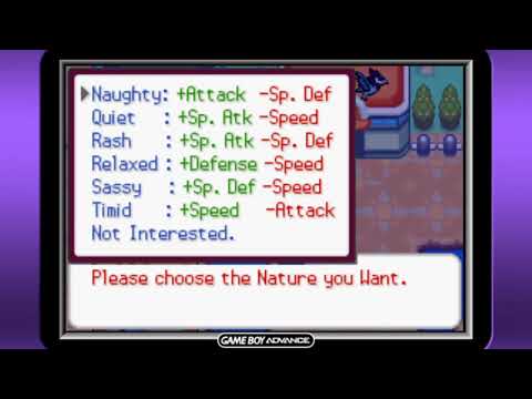 Pokemon The Last Fire Red GBA Hack - Ability Caps ,Wonder Trade ,Change Nature & Ability -