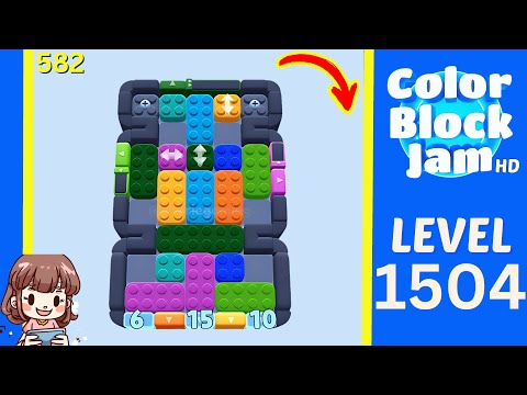 Color Block Jam Level 582 (1504) Solution Walkthrough video preview